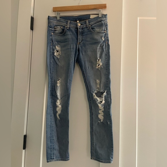 Rag & Bone Dre Capri in Delamo - Picture 3 of 5